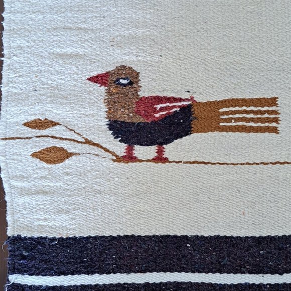 Two bird motif table runners or wall hangings. - Picture 6 of 6